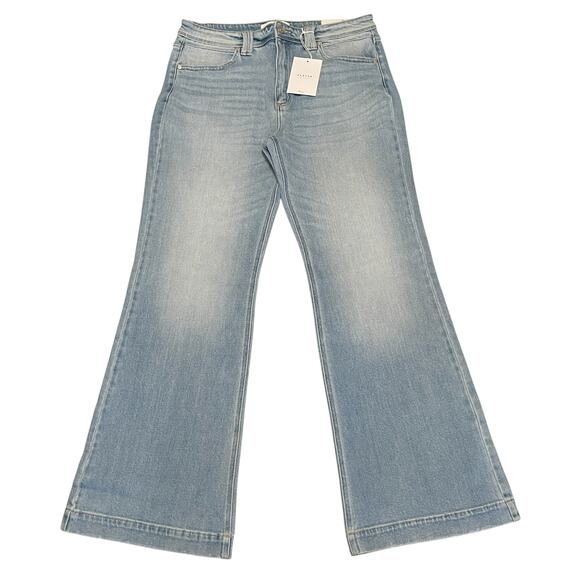 Kancan Women's High Rise Wide Flare Stretch Jeans Size 15/31 NEW - Picture 2 of 8